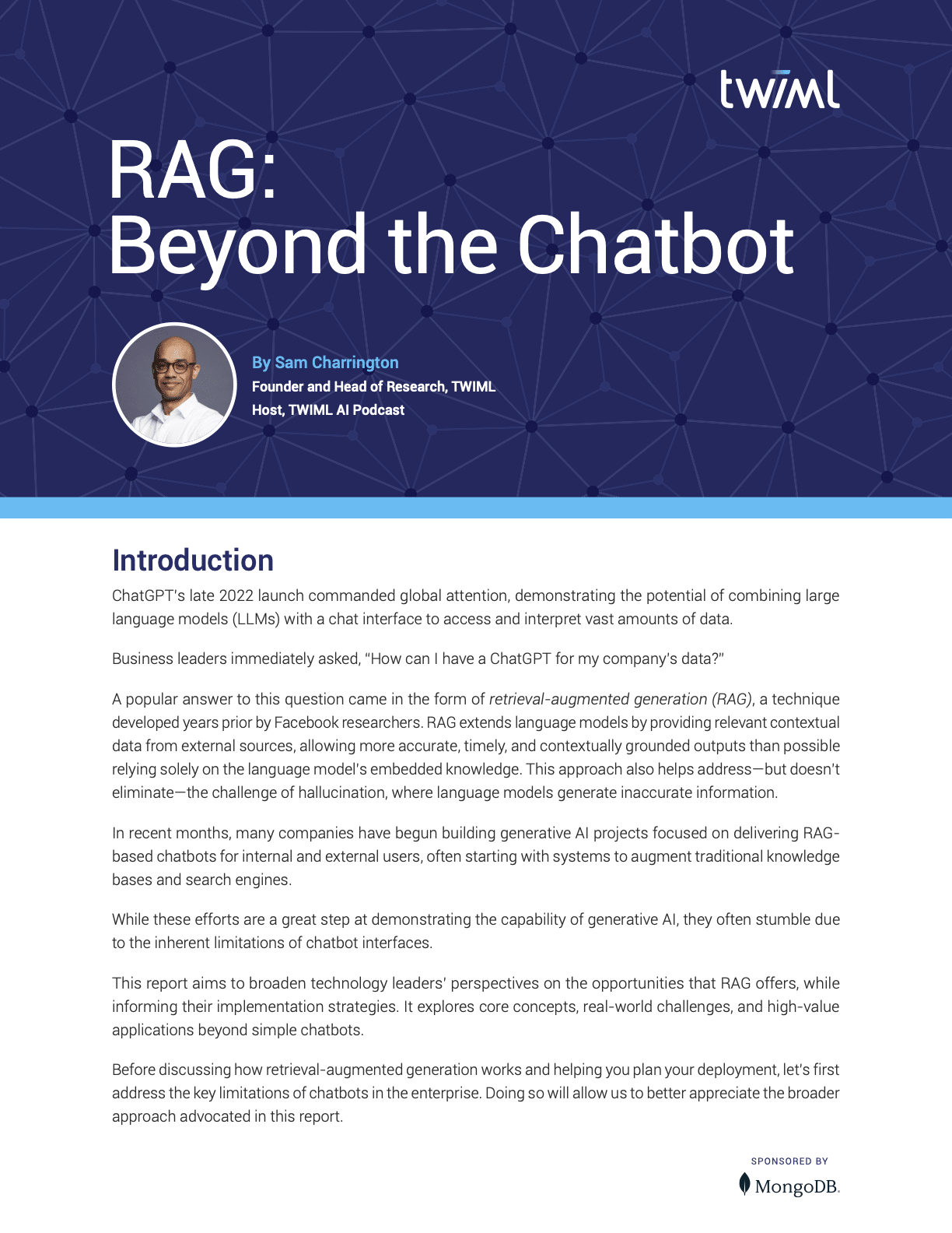 RAG: Beyond the Chatbot | TWIML