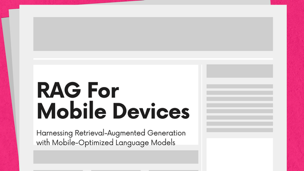 RAG For Mobile Devices : Harnessing Retrieval-Augmented Generation with Mobile-Optimized Language Models